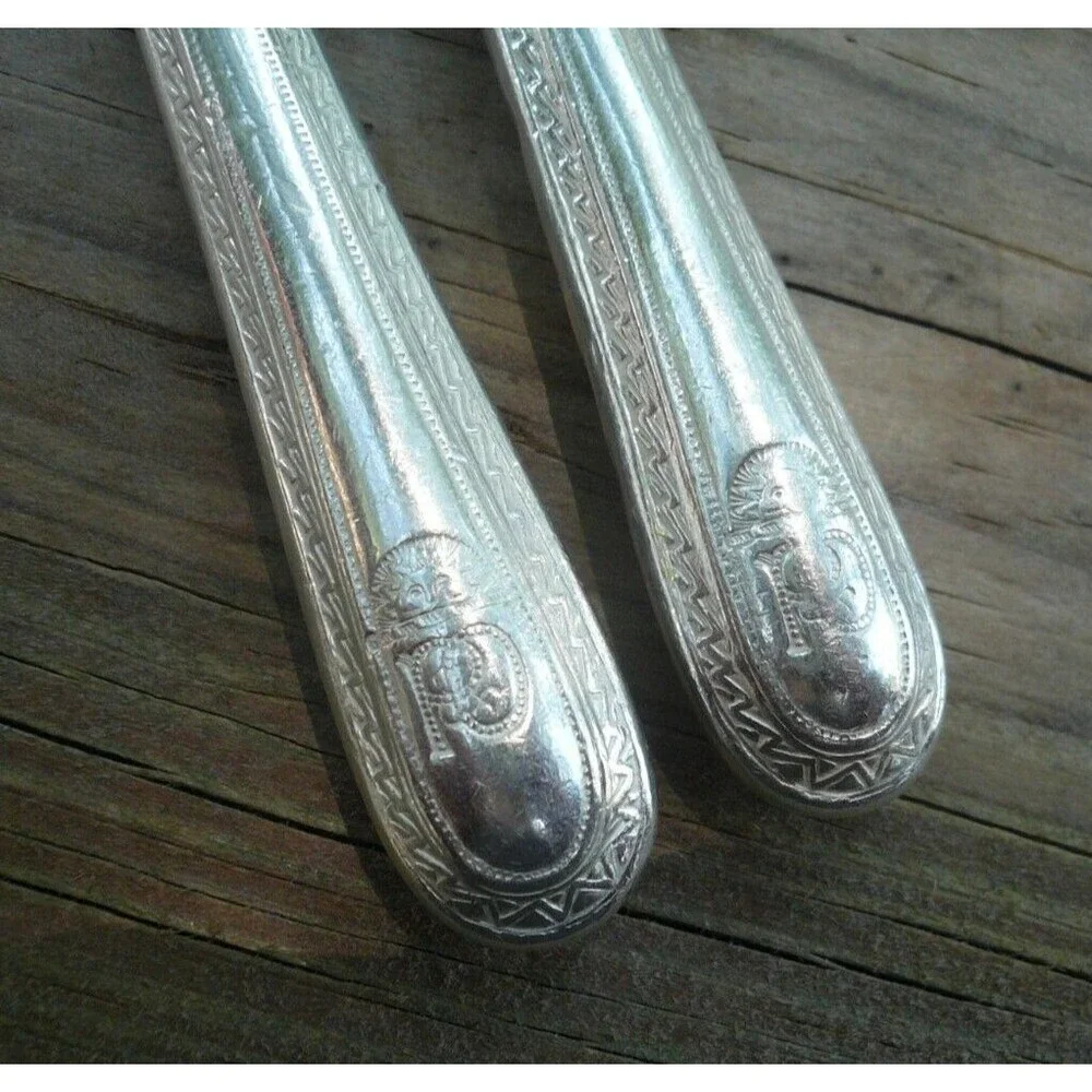 Antique P&O Steamship Line 2 Knives 7 5/8